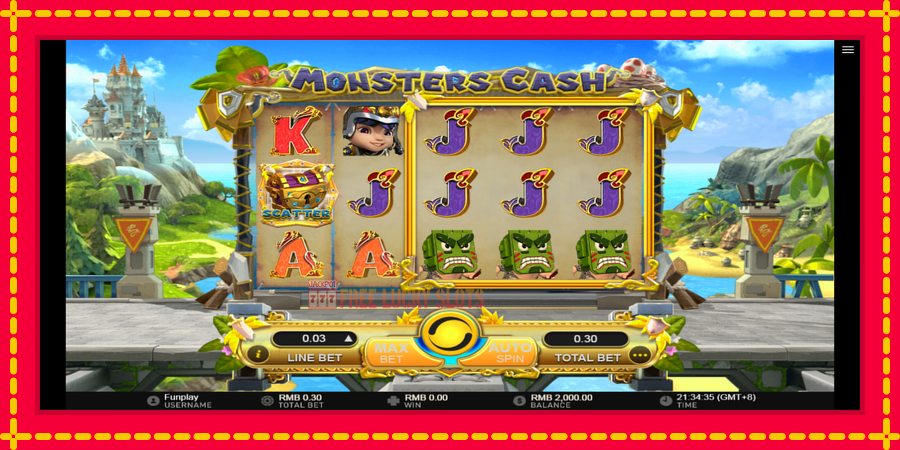 Monsters Cash: สล็อตแมชชีนพร้อมกราฟิกที่ทันสมัย, รูปภาพ 2