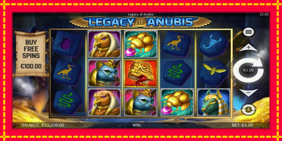 Legacy of Anubis: สล็อตแมชชีนพร้อมกราฟิกที่ทันสมัย, รูปภาพ 2