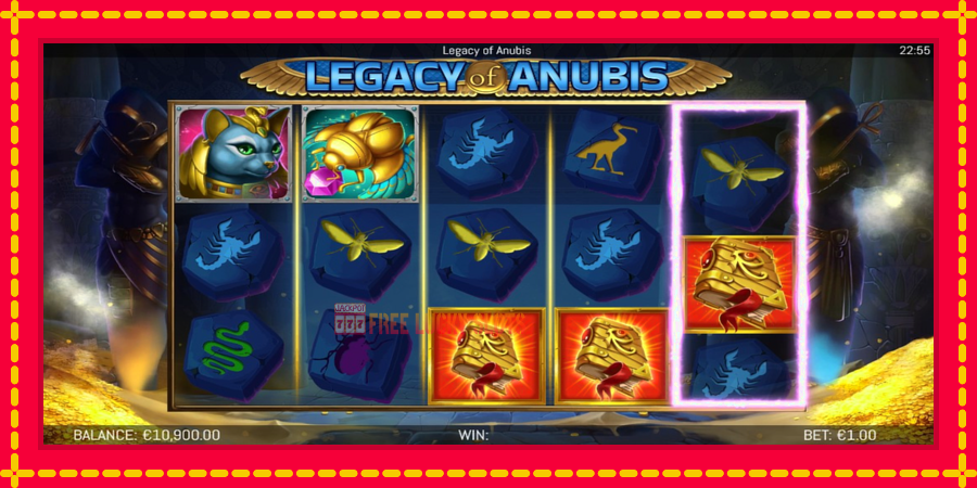 Legacy of Anubis: สล็อตแมชชีนพร้อมกราฟิกที่ทันสมัย, รูปภาพ 3