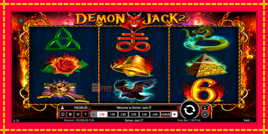 Demon Jack 27: สล็อตแมชชีนพร้อมกราฟิกที่ทันสมัย, รูปภาพ 1