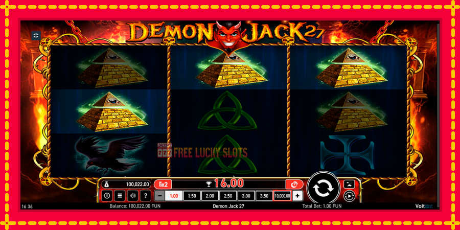 Demon Jack 27: สล็อตแมชชีนพร้อมกราฟิกที่ทันสมัย, รูปภาพ 5