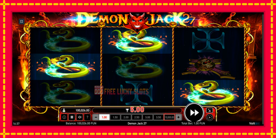 Demon Jack 27: สล็อตแมชชีนพร้อมกราฟิกที่ทันสมัย, รูปภาพ 7