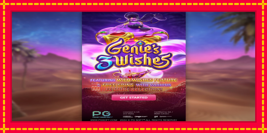 Genies 3 Wishes: สล็อตแมชชีนพร้อมกราฟิกที่ทันสมัย, รูปภาพ 1