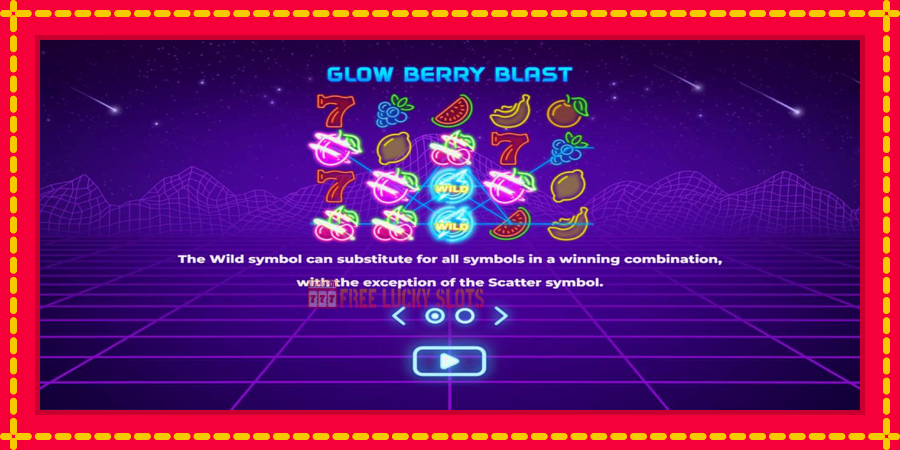 Glow Berry Blast: สล็อตแมชชีนพร้อมกราฟิกที่ทันสมัย, รูปภาพ 1