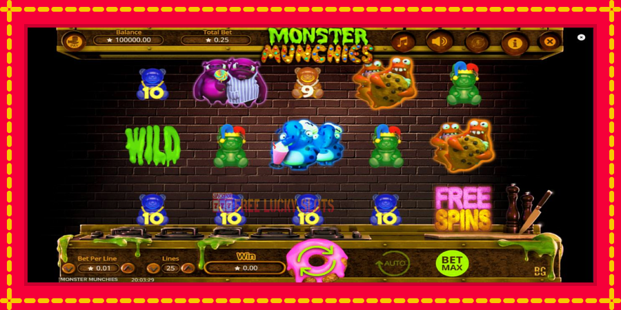 Monster Munchies: สล็อตแมชชีนพร้อมกราฟิกที่ทันสมัย, รูปภาพ 2