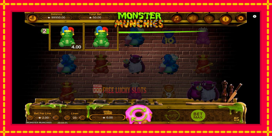 Monster Munchies: สล็อตแมชชีนพร้อมกราฟิกที่ทันสมัย, รูปภาพ 3