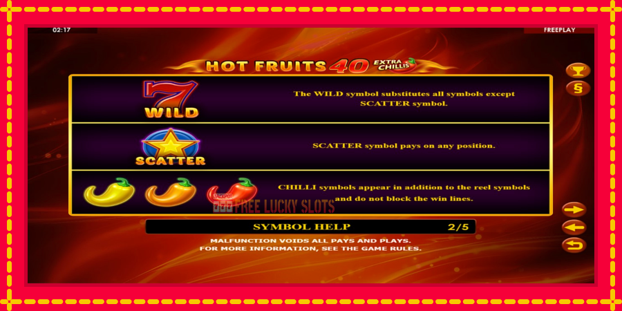 Hot Fruits 40 Extra Chillis: สล็อตแมชชีนพร้อมกราฟิกที่ทันสมัย, รูปภาพ 5