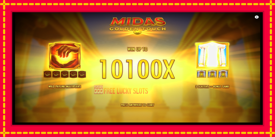 Midas Golden Touch: สล็อตแมชชีนพร้อมกราฟิกที่ทันสมัย, รูปภาพ 1