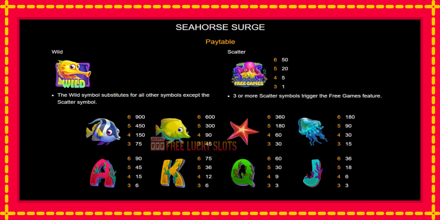 Seahorse Surge: สล็อตแมชชีนพร้อมกราฟิกที่ทันสมัย, รูปภาพ 4