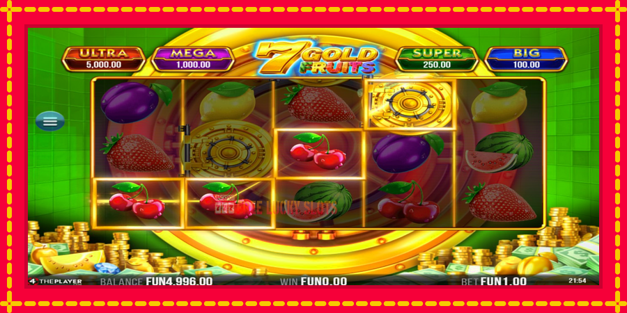 7 Gold Fruits: สล็อตแมชชีนพร้อมกราฟิกที่ทันสมัย, รูปภาพ 3