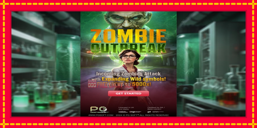 Zombie Outbreak: สล็อตแมชชีนพร้อมกราฟิกที่ทันสมัย, รูปภาพ 1