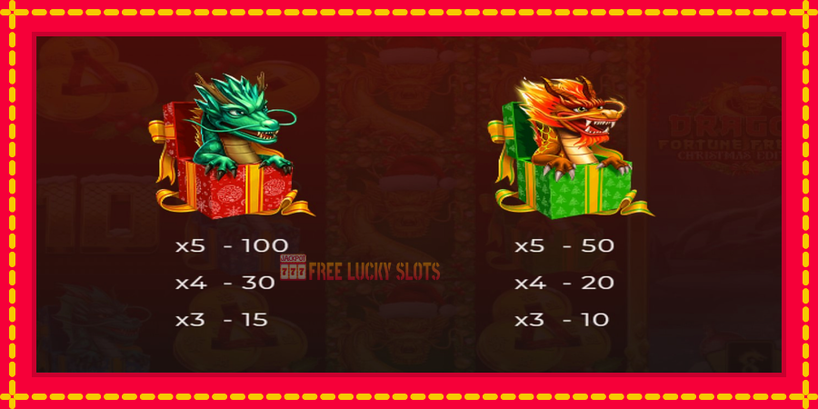 Dragon Fortune Frenzy Christmas Edition: สล็อตแมชชีนพร้อมกราฟิกที่ทันสมัย, รูปภาพ 4