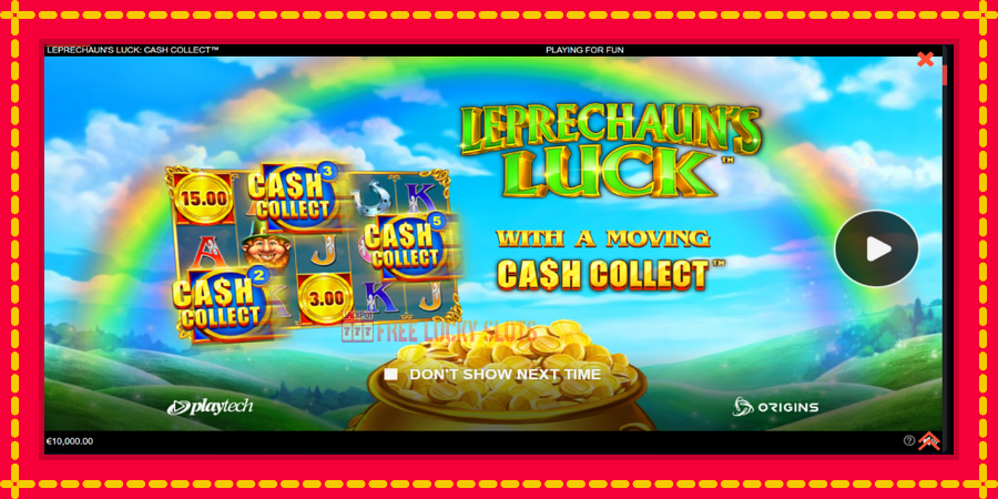 Leprechauns Luck Cash Collect Megaways PowerPlay Jackpot: สล็อตแมชชีนพร้อมกราฟิกที่ทันสมัย, รูปภาพ 1