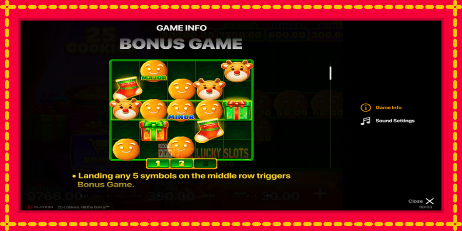 25 Cookies: Hit the Bonus: สล็อตแมชชีนพร้อมกราฟิกที่ทันสมัย, รูปภาพ 6