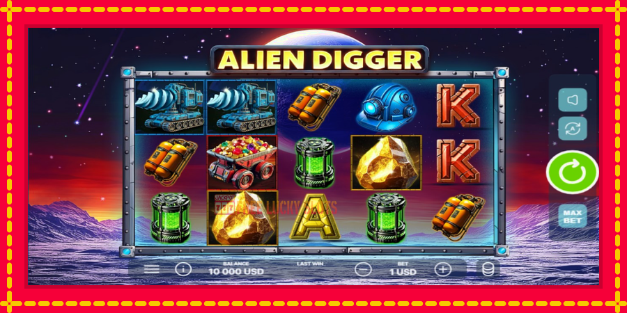 Alien Digger: สล็อตแมชชีนพร้อมกราฟิกที่ทันสมัย, รูปภาพ 1