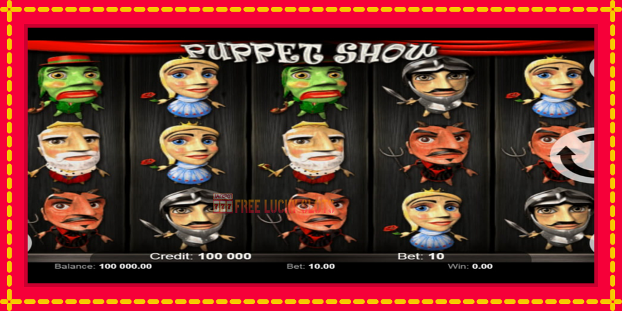 Puppet Show: สล็อตแมชชีนพร้อมกราฟิกที่ทันสมัย, รูปภาพ 1