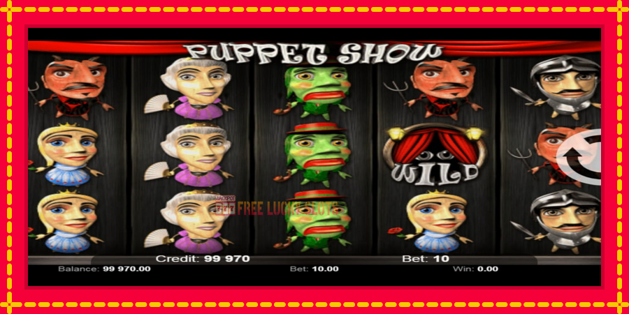 Puppet Show: สล็อตแมชชีนพร้อมกราฟิกที่ทันสมัย, รูปภาพ 2