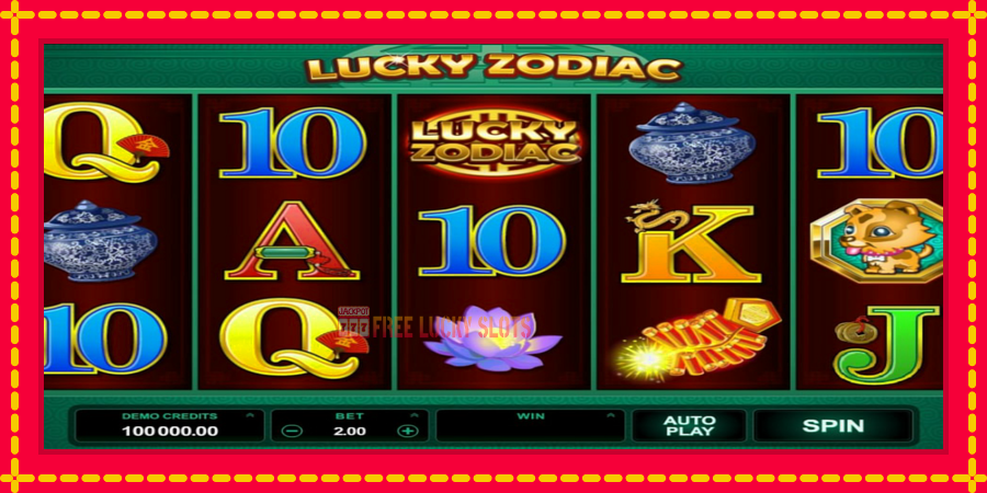 Lucky Zodiac: สล็อตแมชชีนพร้อมกราฟิกที่ทันสมัย, รูปภาพ 2