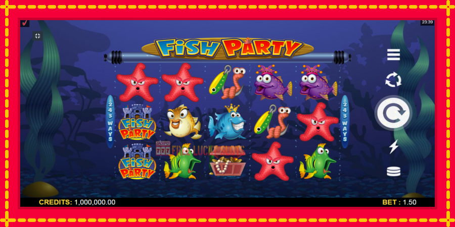 Fish Party: สล็อตแมชชีนพร้อมกราฟิกที่ทันสมัย, รูปภาพ 1