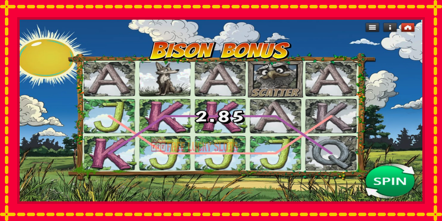 Bison Bonus: สล็อตแมชชีนพร้อมกราฟิกที่ทันสมัย, รูปภาพ 2