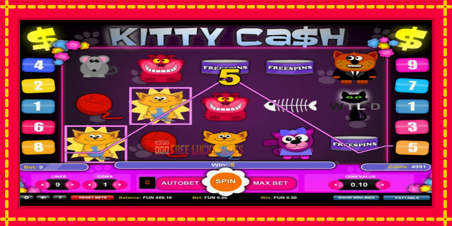 Kitty Cash: สล็อตแมชชีนพร้อมกราฟิกที่ทันสมัย, รูปภาพ 3