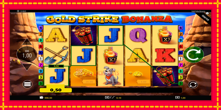 Gold Strike Bonanza: สล็อตแมชชีนพร้อมกราฟิกที่ทันสมัย, รูปภาพ 2