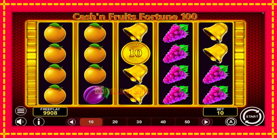 Cashn Fruits Fortune 100: สล็อตแมชชีนพร้อมกราฟิกที่ทันสมัย, รูปภาพ 3