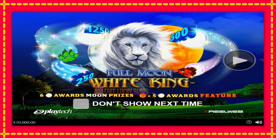 Full Moon: White King: สล็อตแมชชีนพร้อมกราฟิกที่ทันสมัย, รูปภาพ 1