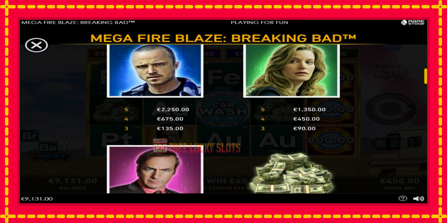 Mega Fire Blaze: Breaking Bad: สล็อตแมชชีนพร้อมกราฟิกที่ทันสมัย, รูปภาพ 6