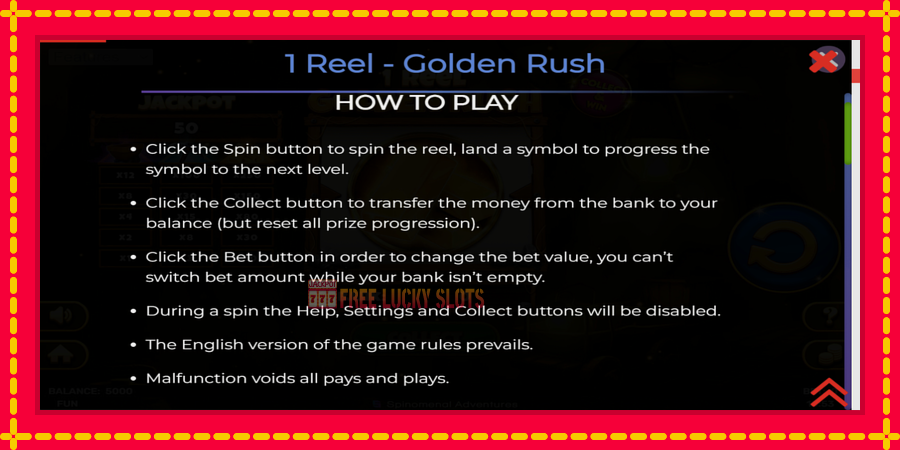 1 Reel Golden Rush: สล็อตแมชชีนพร้อมกราฟิกที่ทันสมัย, รูปภาพ 4