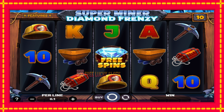 Super Miner - Diamond Frenzy: สล็อตแมชชีนพร้อมกราฟิกที่ทันสมัย, รูปภาพ 1