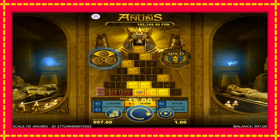 Scale of Anubis: สล็อตแมชชีนพร้อมกราฟิกที่ทันสมัย, รูปภาพ 3