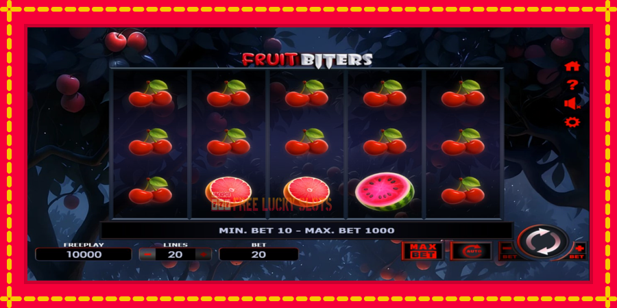 Fruit Biters: สล็อตแมชชีนพร้อมกราฟิกที่ทันสมัย, รูปภาพ 1