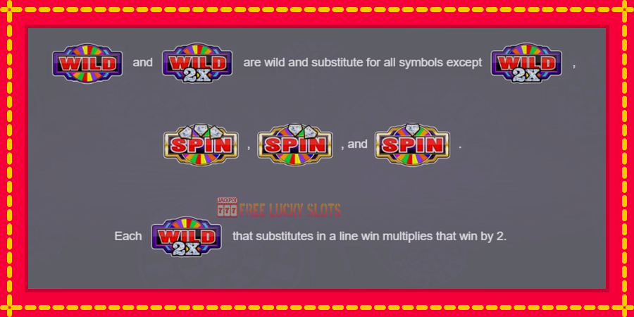 Wheel of Fortune Diamond Spins 2x Wilds: สล็อตแมชชีนพร้อมกราฟิกที่ทันสมัย, รูปภาพ 4