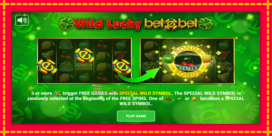 Wild Lucky Betebet: สล็อตแมชชีนพร้อมกราฟิกที่ทันสมัย, รูปภาพ 1