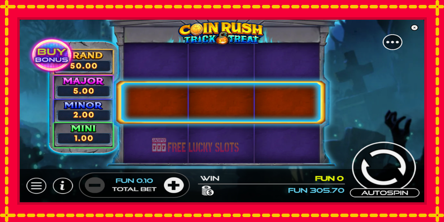 Coin Rush: Trick o Treat: สล็อตแมชชีนพร้อมกราฟิกที่ทันสมัย, รูปภาพ 2