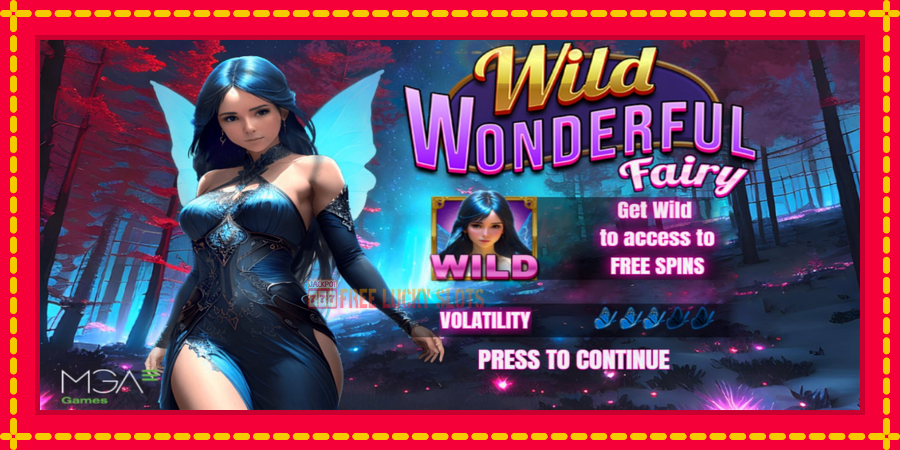 Wild Wonderful Fairy: สล็อตแมชชีนพร้อมกราฟิกที่ทันสมัย, รูปภาพ 1