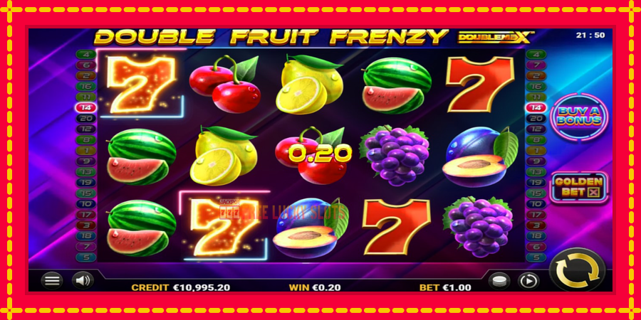 Double Fruit Frenzy DoubleMax: สล็อตแมชชีนพร้อมกราฟิกที่ทันสมัย, รูปภาพ 2