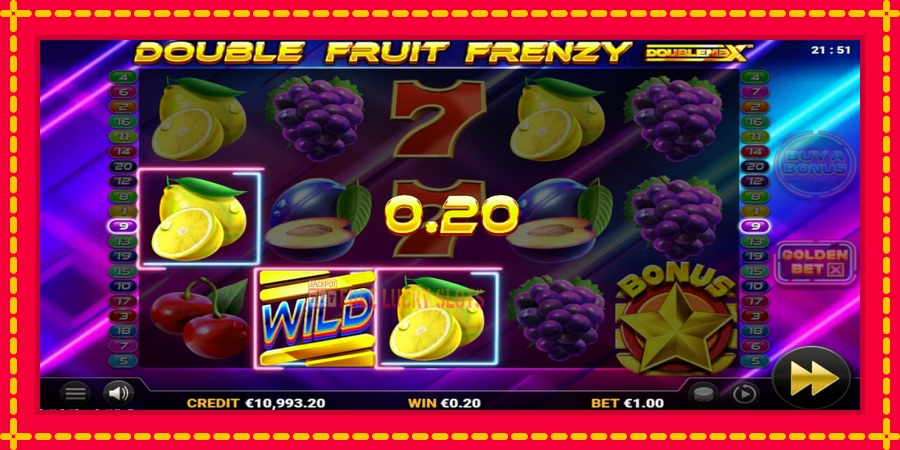 Double Fruit Frenzy DoubleMax: สล็อตแมชชีนพร้อมกราฟิกที่ทันสมัย, รูปภาพ 4