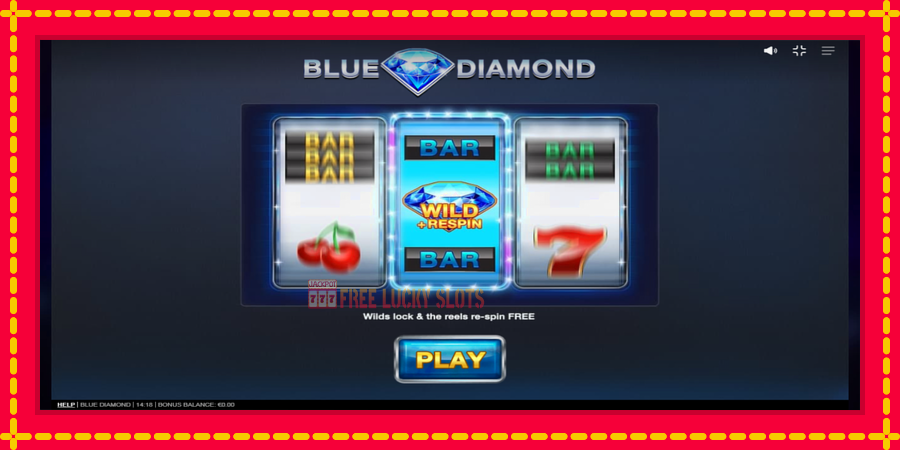 Blue Diamond: สล็อตแมชชีนพร้อมกราฟิกที่ทันสมัย, รูปภาพ 1