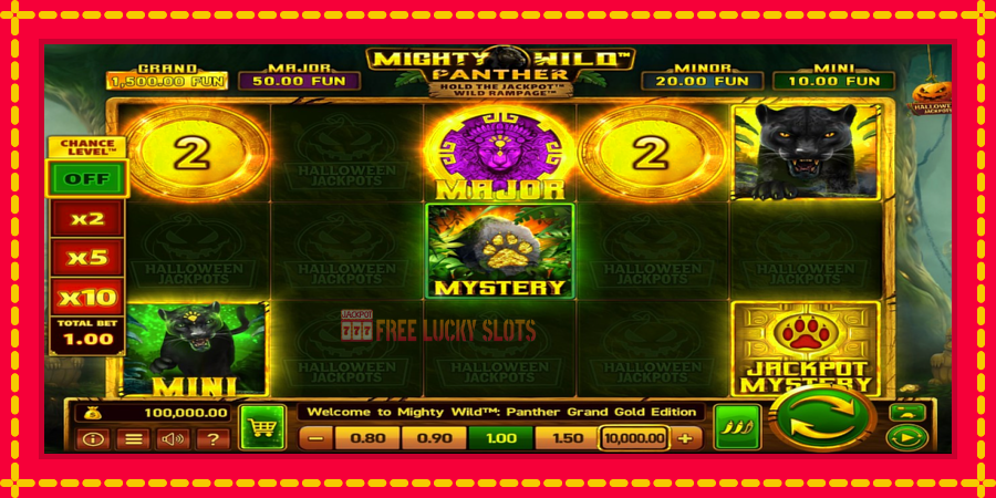 Mighty Wild: Panther Grand Gold Edition Halloween Jackpots: สล็อตแมชชีนพร้อมกราฟิกที่ทันสมัย, รูปภาพ 1