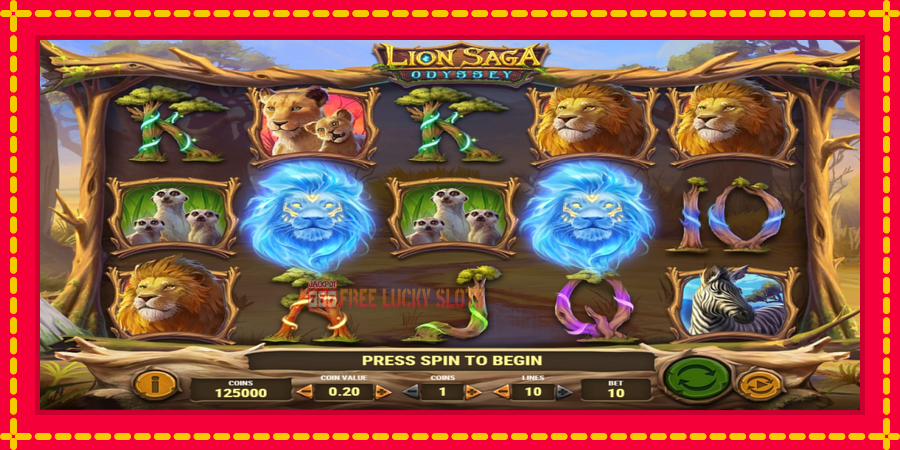 Lion Saga Odyssey: สล็อตแมชชีนพร้อมกราฟิกที่ทันสมัย, รูปภาพ 1