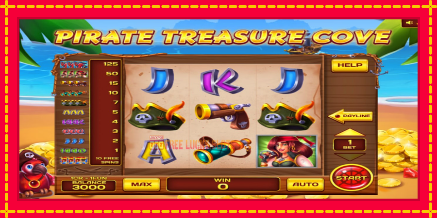 Pirate Treasure Cove Pull Tabs: สล็อตแมชชีนพร้อมกราฟิกที่ทันสมัย, รูปภาพ 1