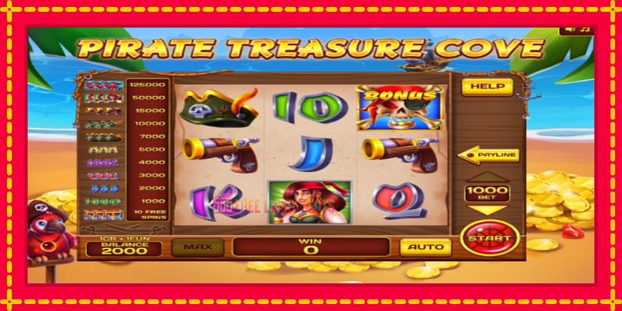 Pirate Treasure Cove Pull Tabs: สล็อตแมชชีนพร้อมกราฟิกที่ทันสมัย, รูปภาพ 3