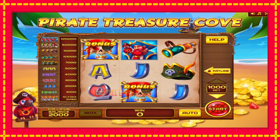 Pirate Treasure Cove Pull Tabs: สล็อตแมชชีนพร้อมกราฟิกที่ทันสมัย, รูปภาพ 4