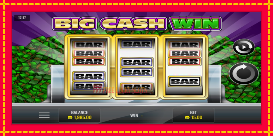 Big Cash Win: สล็อตแมชชีนพร้อมกราฟิกที่ทันสมัย, รูปภาพ 1