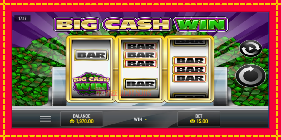 Big Cash Win: สล็อตแมชชีนพร้อมกราฟิกที่ทันสมัย, รูปภาพ 2