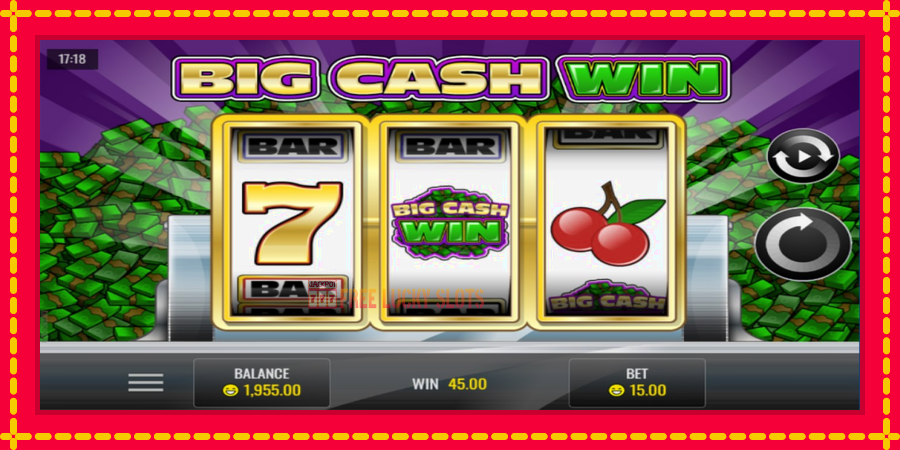 Big Cash Win: สล็อตแมชชีนพร้อมกราฟิกที่ทันสมัย, รูปภาพ 3