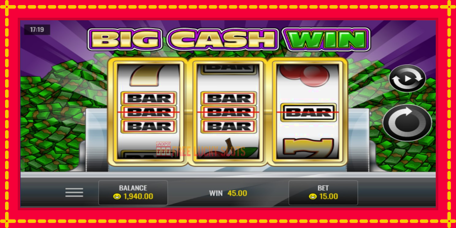 Big Cash Win: สล็อตแมชชีนพร้อมกราฟิกที่ทันสมัย, รูปภาพ 4