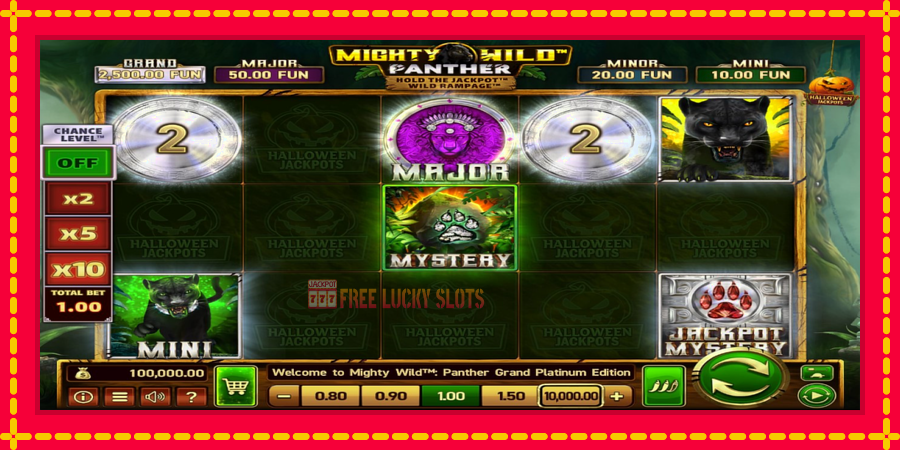 Mighty Wild: Panther Grand Platinum Edition Halloween Jackpots: สล็อตแมชชีนพร้อมกราฟิกที่ทันสมัย, รูปภาพ 1